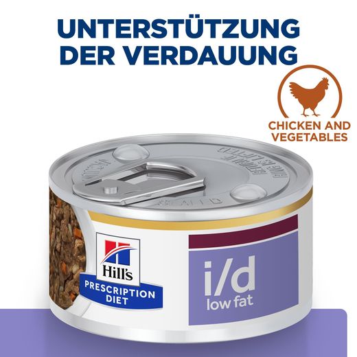 Hills i/d Low Fat Mini Ragout Dosenfutter für Hunde