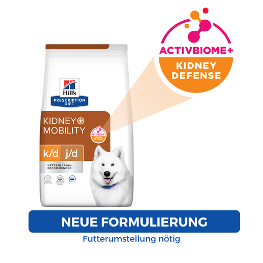 Hills k/d + Mobility Trockenfutter für Hunde