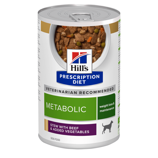 Hills Prescription Diet Canine Metabolic Ragout mit Rind in Dosen für Hunde