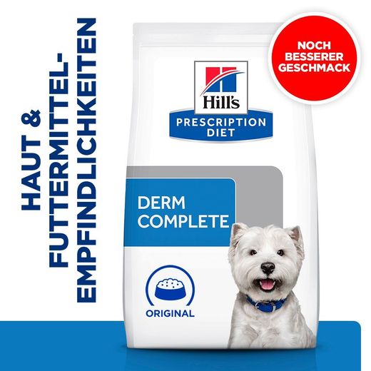 Hills Prescription Diet Canine Derm Complete Mini Trockenfutter für kleine Rassen