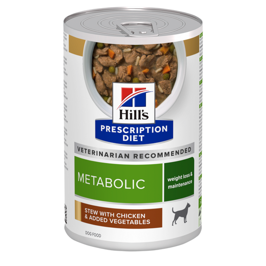 Hills Prescription Diet Canine Metabolic Ragout in Dosen für Hunde