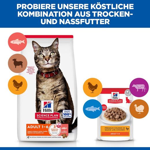 Hills Science Plan Feline Adult Trockenfutter für Katzen