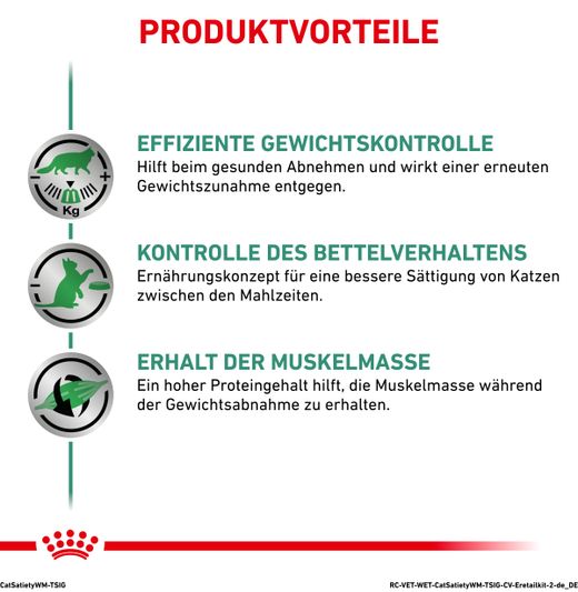 Royal Canin Satiety Weight Management Frischebeutel für Katzen Royal Canin Satiety Weight Management Frischebeutel für Katzen