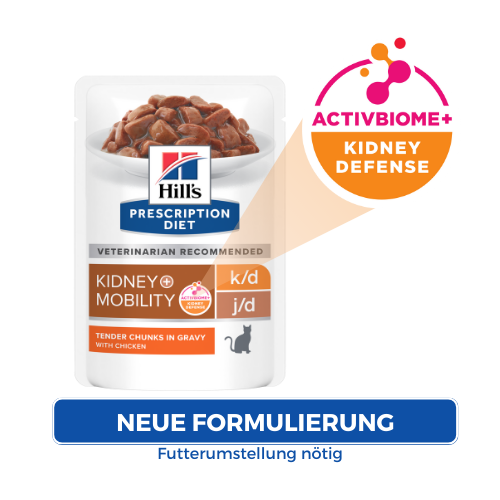 Hills k/d + Mobility Frischebeutel für Katzen