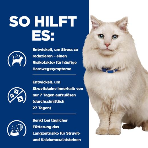 Hills Feline c/d Multicare Stress Huhn Frischebeutel für Katzen