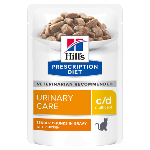 Hills Feline c/d Multicare Huhn Frischebeutel für Katzen
