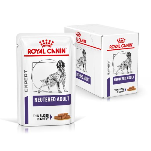 Royal Canin Neutered Adult Feine Stückchen in Soße Frischebeutel für Hunde