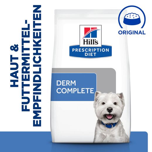 Hills Prescription Diet Canine Derm Complete Mini Trockenfutter für kleine Rassen