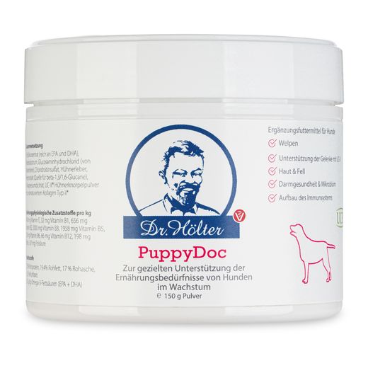 Dr. Hölter PuppyDoc Futterzusatz für Welpen Dr. Hölter PuppyDoc Futterzusatz für Welpen