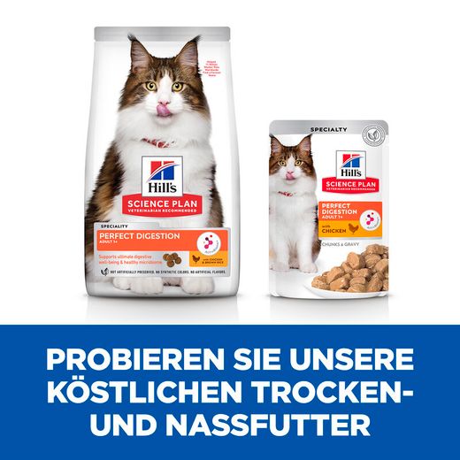 Hills Science Plan Feline Perfect Digestion Adult Trockenfutter für Katzen