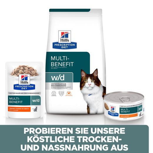 Hills Feline w/d Multi-Benefit Trockenfutter für Katzen