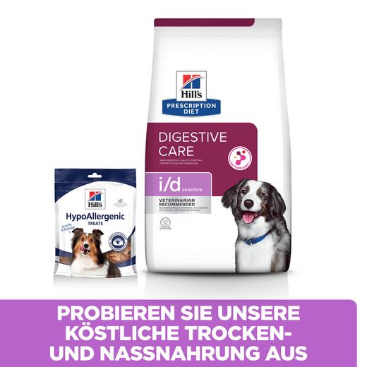 Hills i/d Sensitive ActivBiome+ mit Ei und Reis Trockenfutter für Hunde