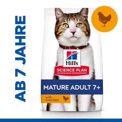 Hills Science Plan Feline Mature Adult 7+ Trockenfutter für Katzen