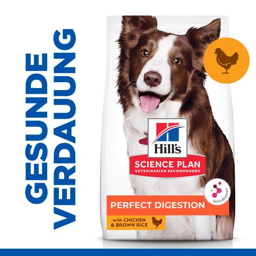 Hills Science Plan Canine Perfect Digestion Adult Medium Trockenfutter für Hunde