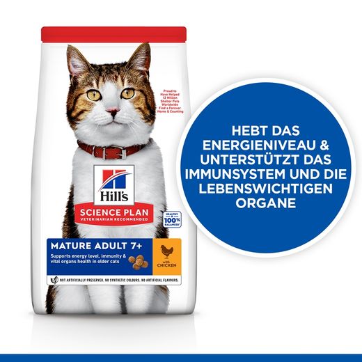 Hills Science Plan Feline Mature Adult 7+ Trockenfutter für Katzen