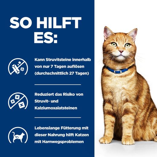 Hills Feline c/d Multicare Huhn Frischebeutel für Katzen