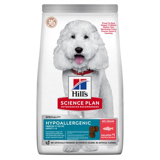 Hills Science Plan Hypoallergenic Medium Adult Trockenfutter für Hunde