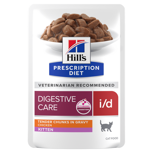 Hills Prescription Diet i/d Digestive Care Nassfutter für Kätzchen mit Huhn