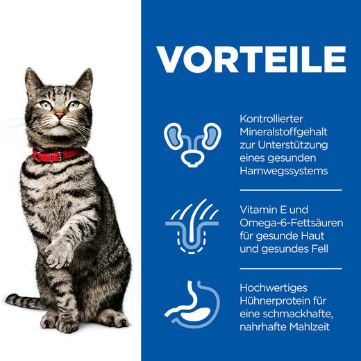 Hills Science Plan Feline Adult Urinary Health Huhn Trockenfutter für Katzen