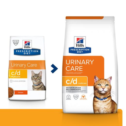 Hills Feline c/d Multicare Trockenfutter mit Huhn für Katzen