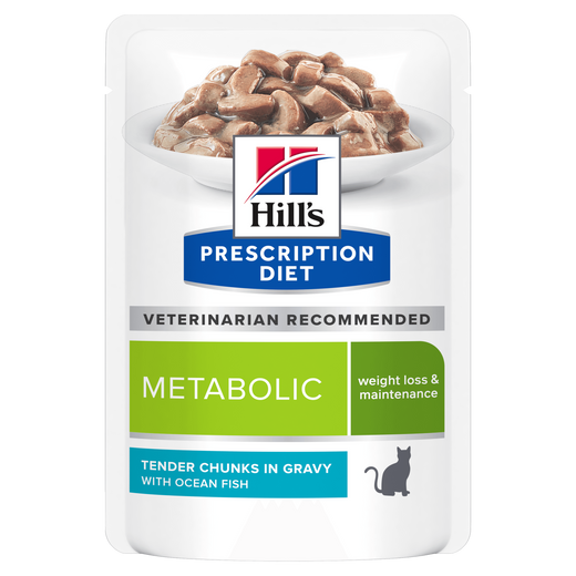 Hills Metabolic Frischebeutel Meeresfisch Katzenfutter