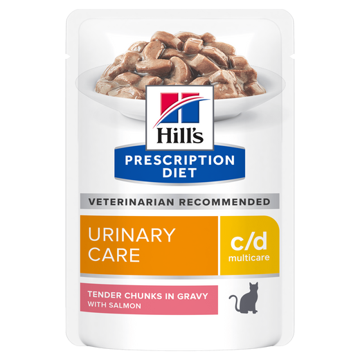 Hills Feline c/d Multicare Lachs Frischebeutel für Katzen