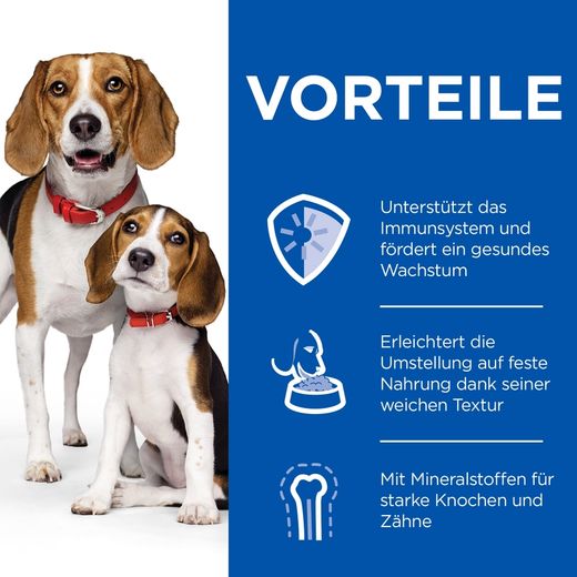 Hills Science Plan Puppy & Mother Tender Mousse mit Huhn Dosen für Hunde