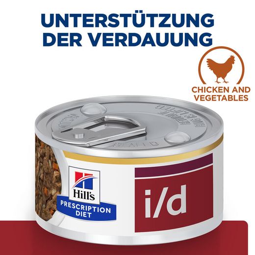 Hills i/d Stress Mini ActivBiome+ Ragout in Dosen für Hunde