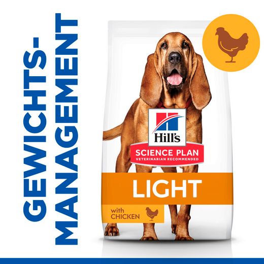 Hills Science Plan Canine Light Mature Adult 7+ Medium mit Huhn Trockenfutter