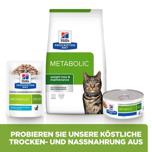 Hills Metabolic Frischebeutel Meeresfisch Katzenfutter