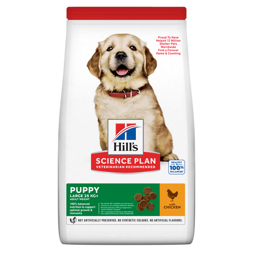 Hills Science Plan Canine Hund Puppy Large Breed Huhn Trockenfutter