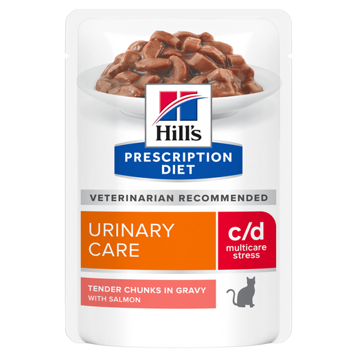 Hills Feline c/d Multicare Stress Lachs Frischebeutel für Katzen