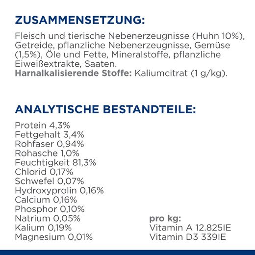 Hills Urinary Care c/d Multicare Ragout in Dosen für Hunde