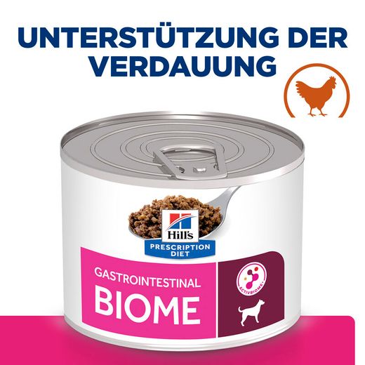 Hills Gastrointestinal Biome Hundefutter mit Huhn in kleinen Dosen