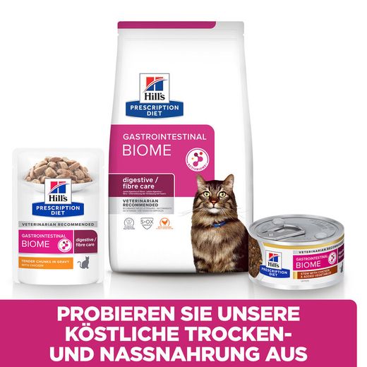 Hills Prescription Diet Feline Gastrointestinal Biome Ragout in Dosen für Katzen