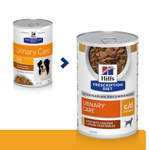 Hills Urinary Care c/d Multicare Ragout in Dosen für Hunde