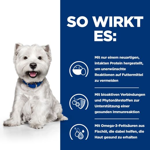 Hills Prescription Diet Canine Derm Complete Mini Trockenfutter für kleine Rassen