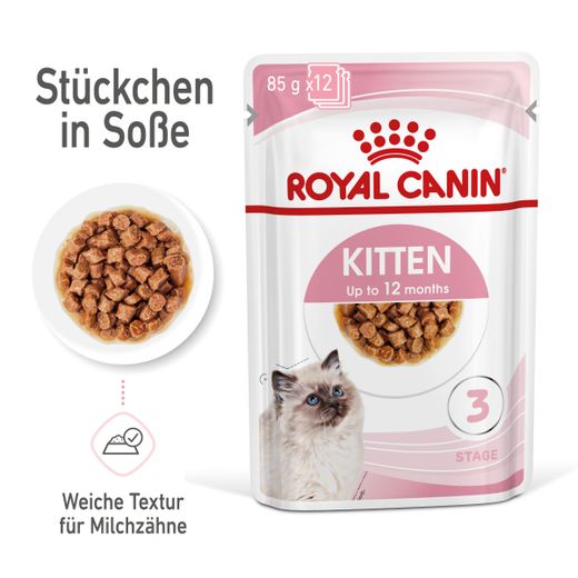 Royal Canin Kitten Frischebeutel in Soße