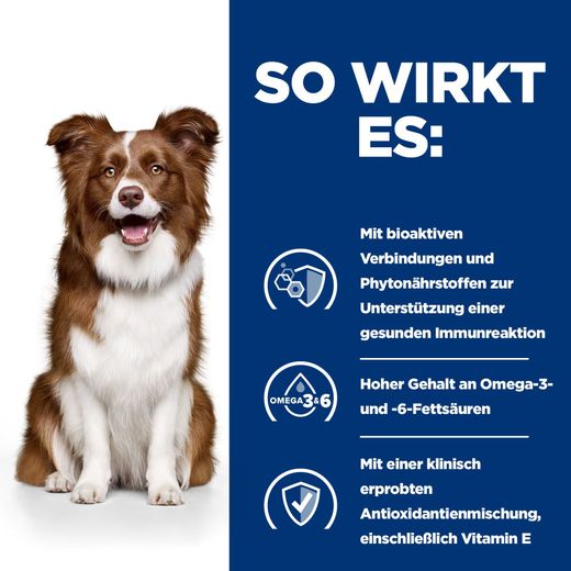 Hill's PRESCRIPTION DIET Derm Defense Trockenfutter für Hunde mit Huhn bei umweltbedingten Allergien