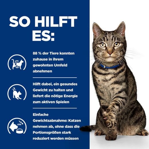 Hills Feline Metabolic Trockenfutter mit Huhn für Katzen