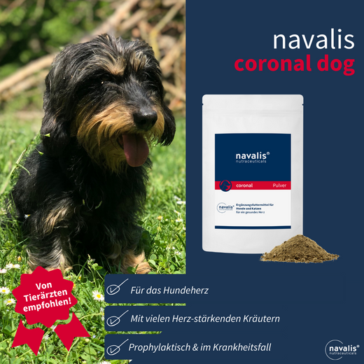 Navalis Coronal Dog Pulver für Hunde und Katzen