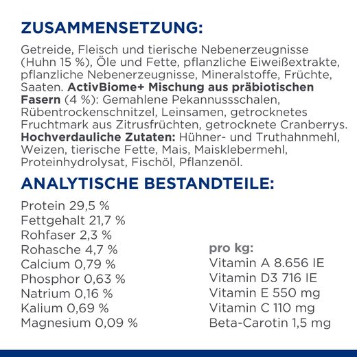 Hills ON-Care mit Huhn Trockenfutter für Hunde