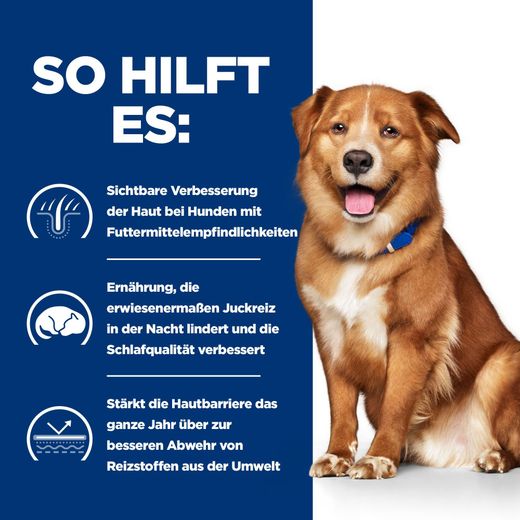 Hills Prescription Diet Derm Complete Tripack Dosen für Hunde