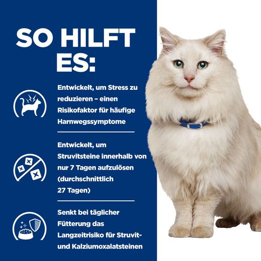Hills c/d Multicare Stress Ragout für Katzen mit Thunfischgeschmack und zugefügtem Gemüse