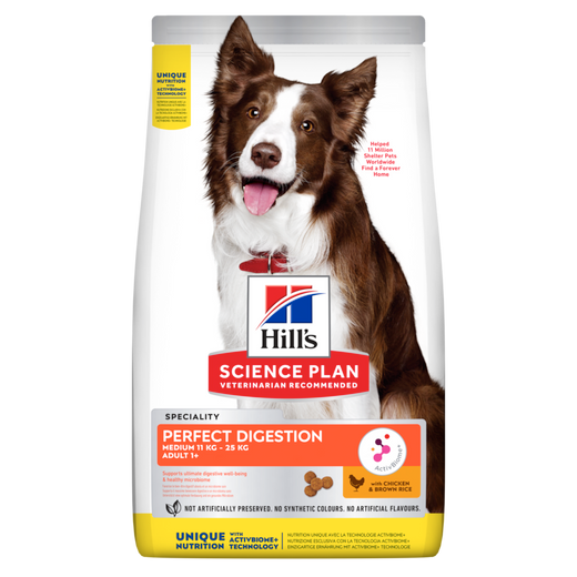 Hills Science Plan Canine Perfect Digestion Adult Medium Trockenfutter für Hunde