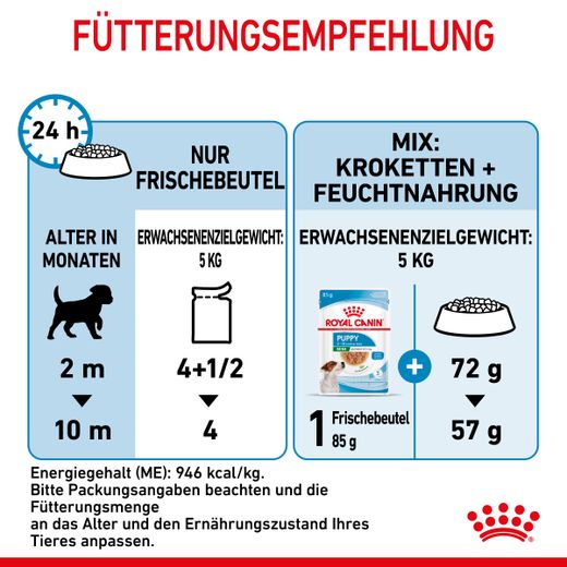 Royal Canin Mini Puppy Frischebeutel in Soße