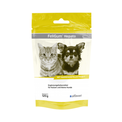 alfavet FeliGum Hepato für Hund und Katze