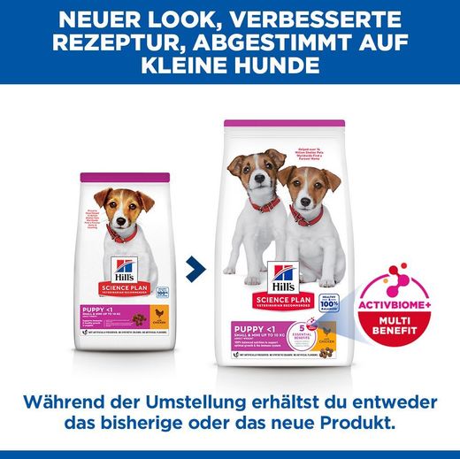 Hills Science Plan Puppy Small & Mini Welpen Trockenfutter mit Huhn
