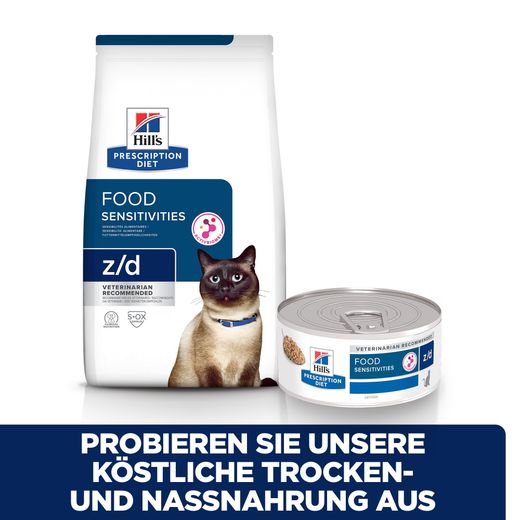 Hills Z/D Trockenfutter mit ActivBiome+ für Katzen
