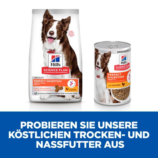 Hills Science Plan Canine Perfect Digestion Adult Huhn Dosenfutter für Hunde